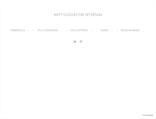 Tablet Screenshot of mattduddleston.com